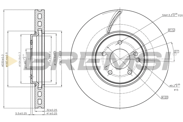Brake Disc (CD7670V)