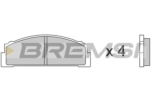 Brake Pad Set, disc brake (BP2001)