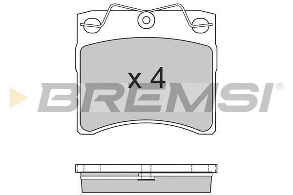 Brake Pad Set, disc brake (BP2554)