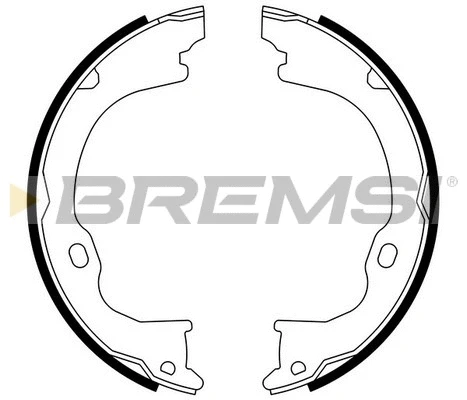 Brake Shoe Set, parking brake (GF4941)