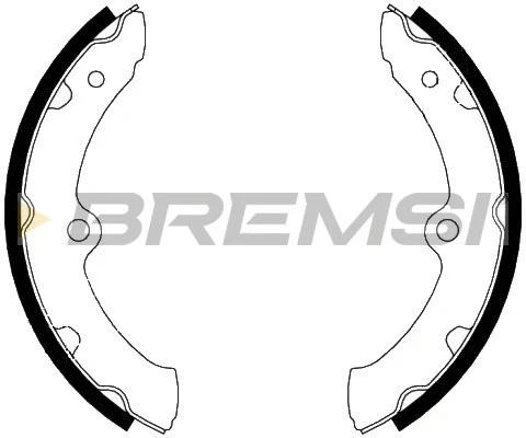 Brake Shoe Set (GF0987)