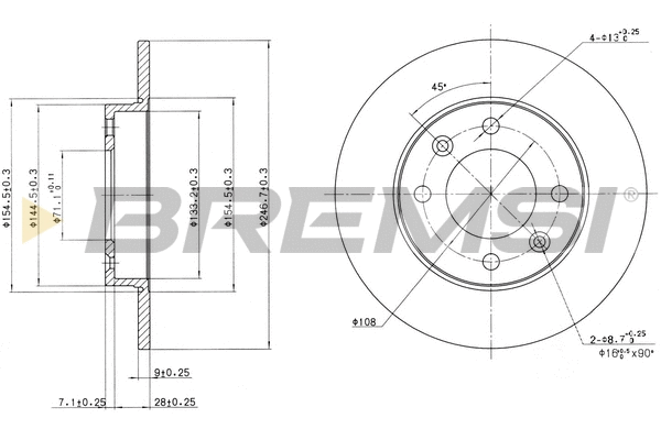 Brake Disc (CD7178S)