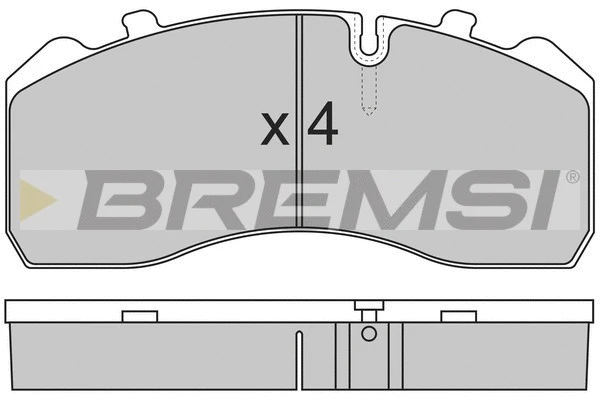 Brake Pad Set, disc brake (BP7284)