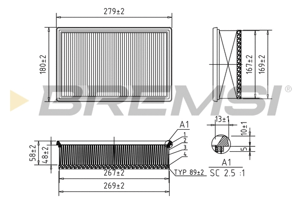 Air Filter (FA1125)