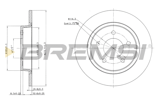Brake Disc (CD7546S)