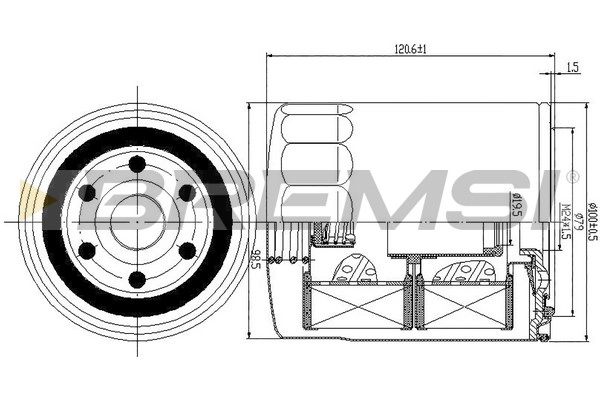 Oil Filter (FL0711)