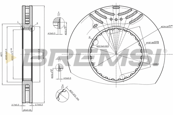 Brake Disc (CD5259V)