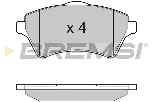 Brake Pad Set, disc brake (BP2960)