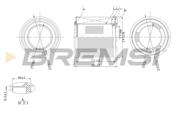 Air Filter (FA1596)