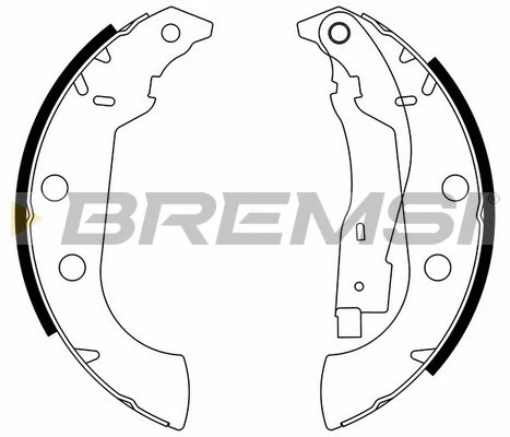 Brake Shoe Set (GF0107)