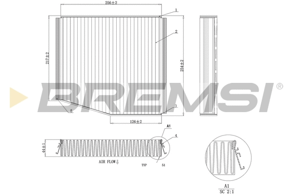 Filter, cabin air (FC0087)