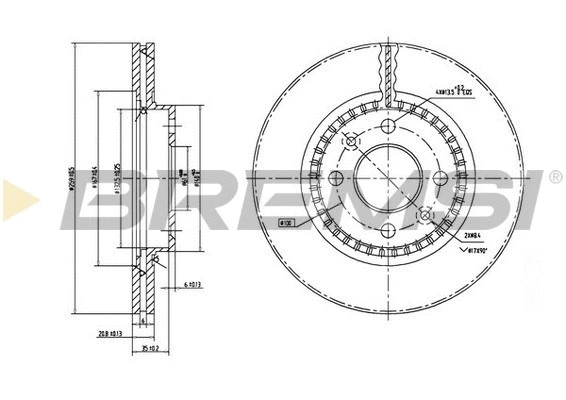 Brake Disc (CD7096V)