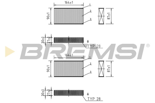 Filter, cabin air (FC0425)