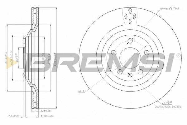 Brake Disc (CD7240V)