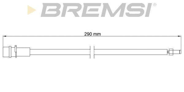 Warning Contact, brake pad wear (WI0789)
