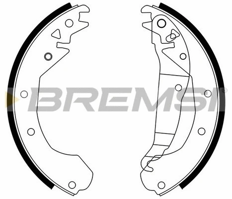 Brake Shoe Set (GF0351)