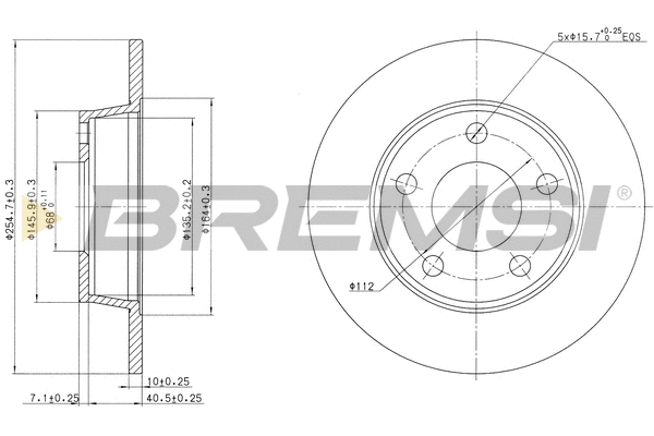 Brake Disc (CD7177S)