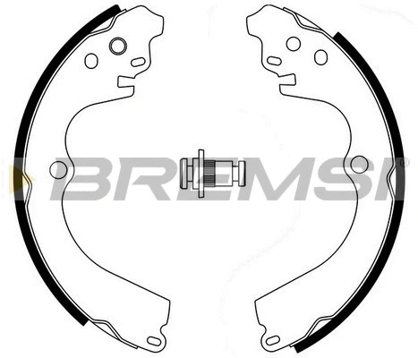 Brake Shoe Set (GF0884)