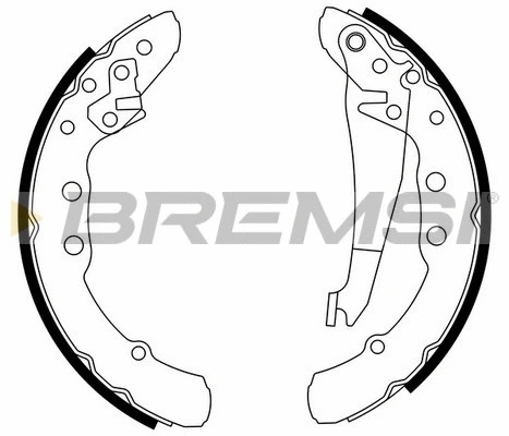 Brake Shoe Set (GF0021)