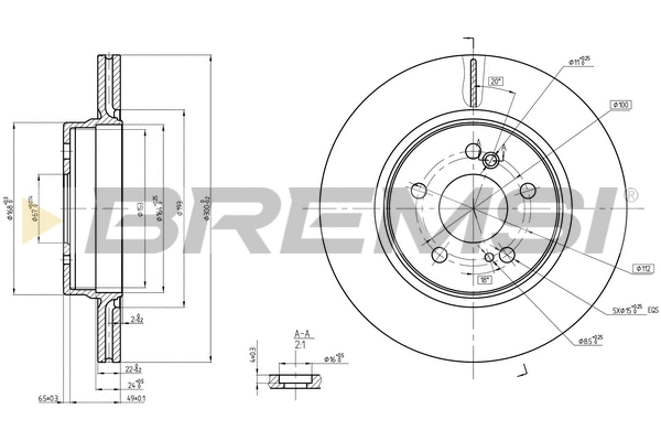 Brake Disc (CD7907V)