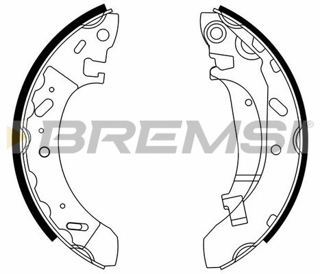 Brake Shoe Set (GF4716)