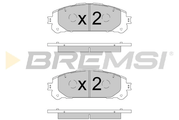 Brake Pad Set, disc brake (BP3908)