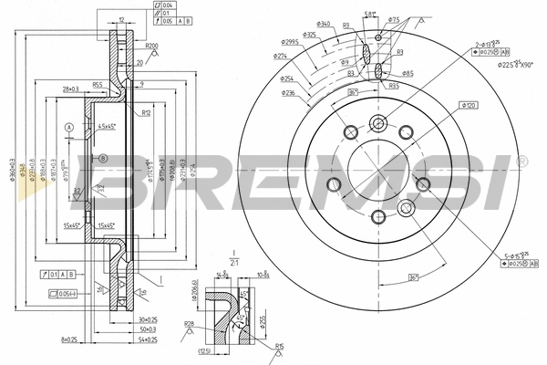 Brake Disc (CD8429V)