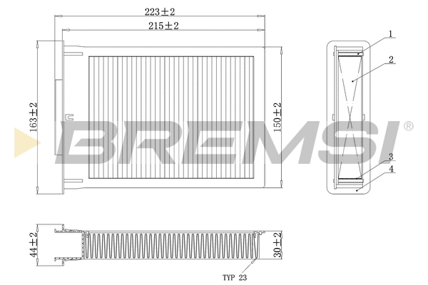 Filter, cabin air (FC0077C)