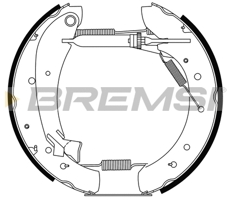 Brake Shoe Set (GK0208)