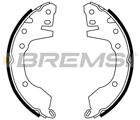 Brake Shoe Set (GF0820)