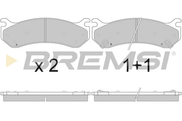 Brake Pad Set, disc brake (BP2918)
