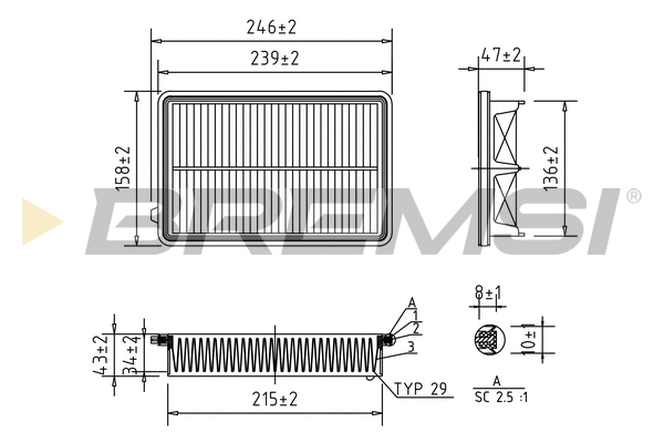 Air Filter (FA1053)