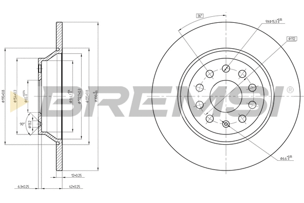 Brake Disc (CD8506S)
