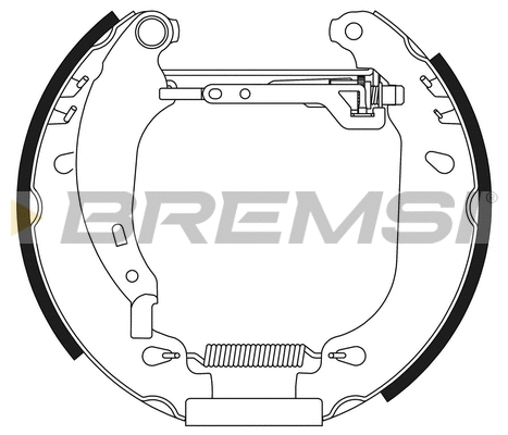 Brake Shoe Set (GK0165)