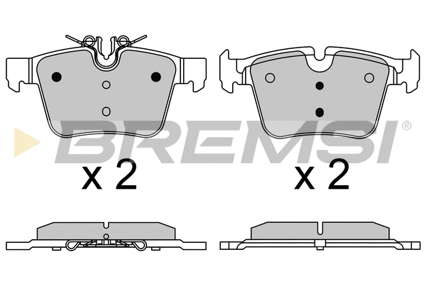 Brake Pad Set, disc brake (BP3642)