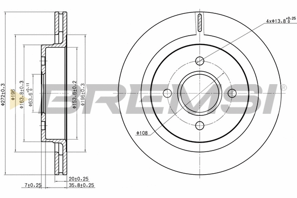 Brake Disc (CD6338V)