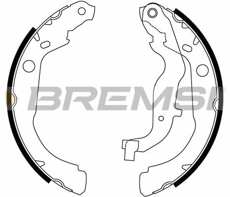 Brake Shoe Set (GF0447)