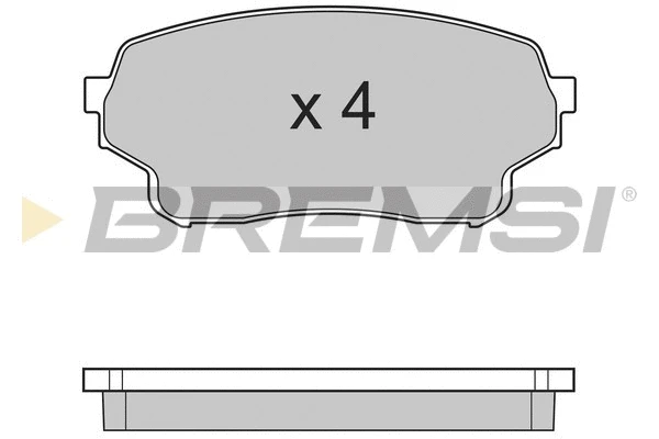 Brake Pad Set, disc brake (BP3205)
