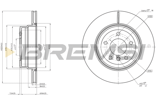 Brake Disc (CD7812V)