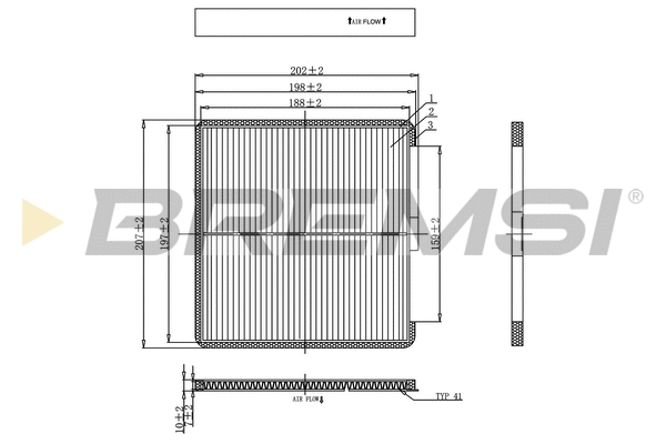 Filter, cabin air (FC0897)