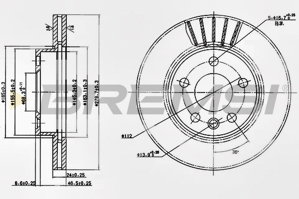 Brake Disc (CD7010V)
