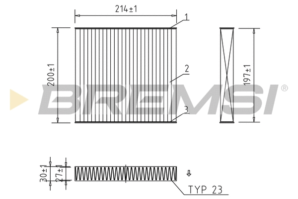 Filter, cabin air (FC0434C)