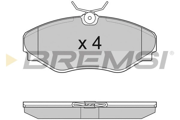 Brake Pad Set, disc brake (BP3011)