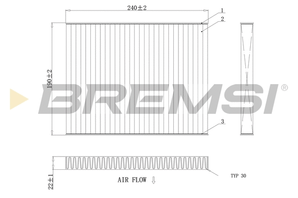 Filter, cabin air (FC0081C)