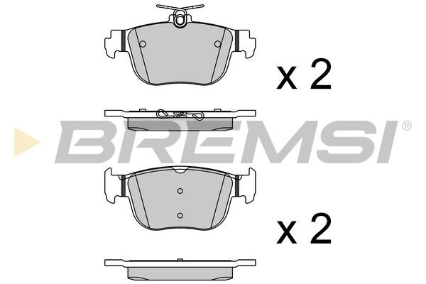 Brake Pad Set, disc brake (BP3921)