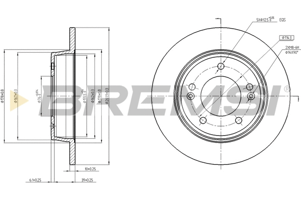 Brake Disc (CD8193S)