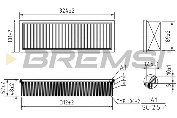 Air Filter (FA1616)