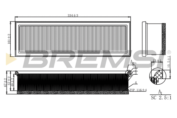 Air Filter (FA1160)