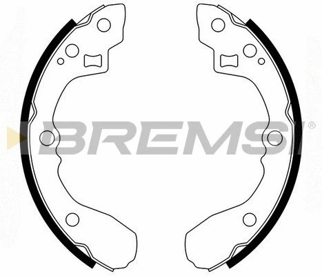 Brake Shoe Set (GF0761)