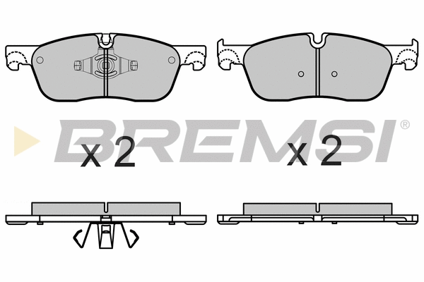 Brake Pad Set, disc brake (BP3667)